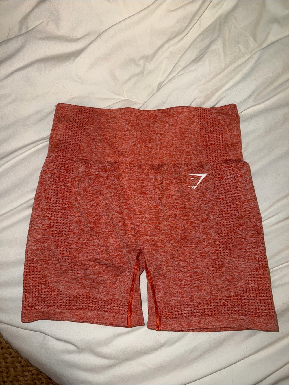 Gymshark Coral Seamless High-Waist Women's Bike Shorts